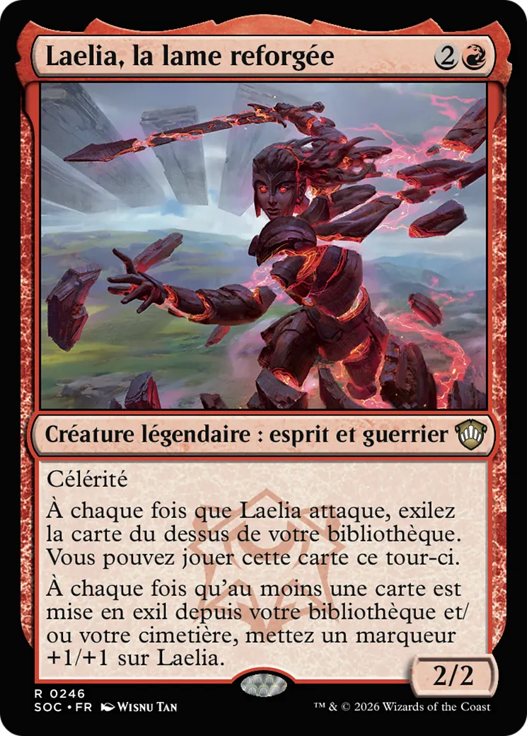 Laelia, la lame reforgée — Secrets of Strixhaven Commander — Magic: The Gathering
