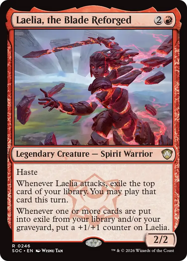 Laelia, the Blade Reforged — Secrets of Strixhaven Commander — Magic: The Gathering