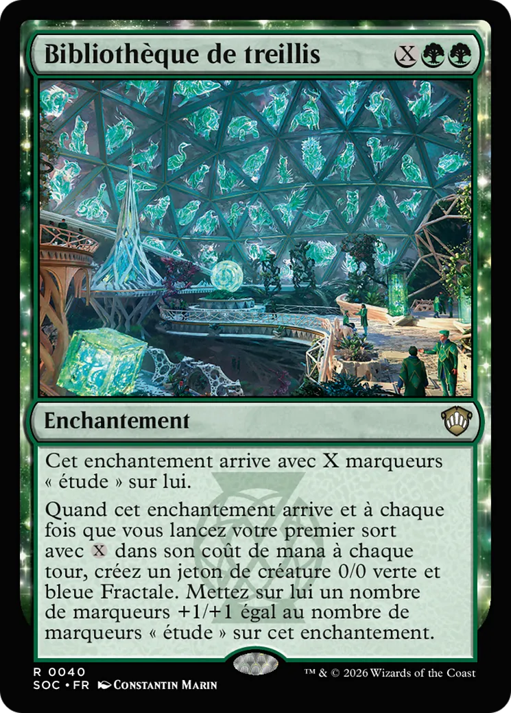 Bibliothèque de treillis — Secrets of Strixhaven Commander — Magic: The Gathering