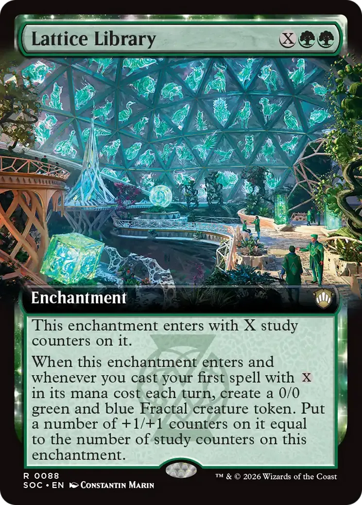Lattice Library — Secrets of Strixhaven Commander — Magic: The Gathering