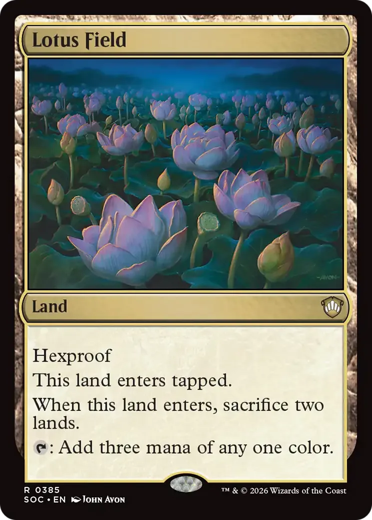 Lotus Field — Secrets of Strixhaven Commander — Magic: The Gathering