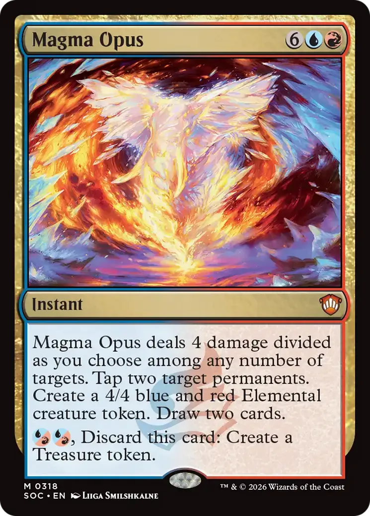 Magma Opus — Secrets of Strixhaven Commander — Magic: The Gathering
