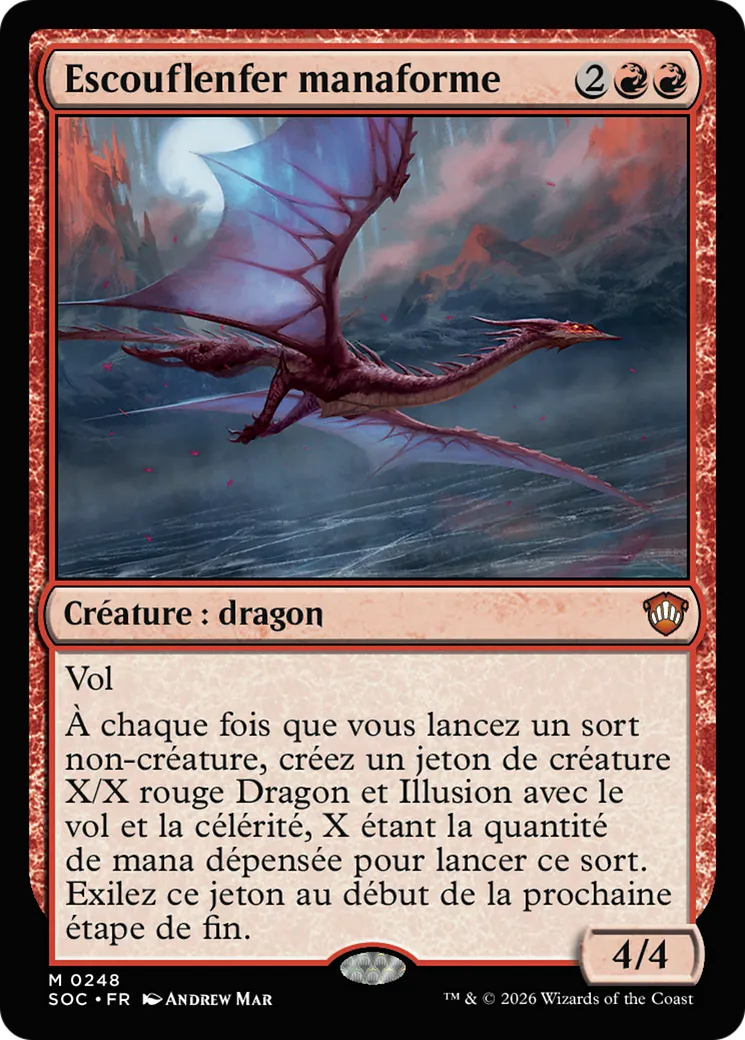 Escouflenfer manaforme — Secrets of Strixhaven Commander — Magic: The Gathering