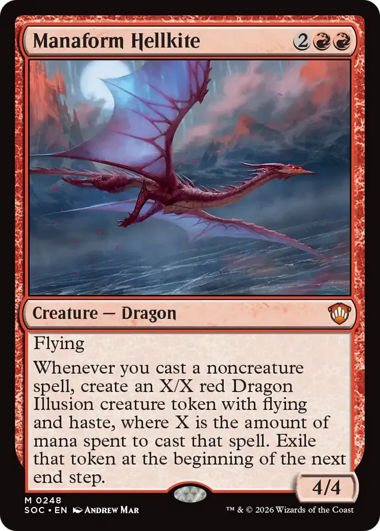 Escouflenfer manaforme — Secrets of Strixhaven Commander — Magic: The Gathering