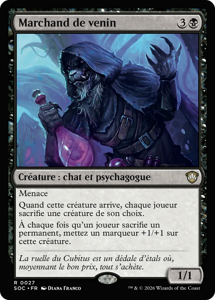 Marchand de venin — Secrets of Strixhaven Commander — Magic: The Gathering