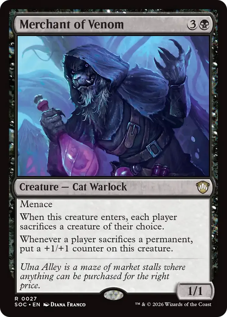Marchand de venin — Secrets of Strixhaven Commander — Magic: The Gathering