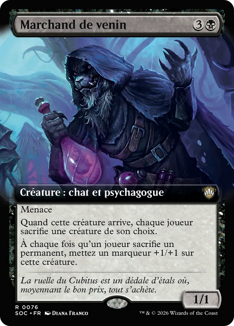 Marchand de venin — Secrets of Strixhaven Commander — Magic: The Gathering