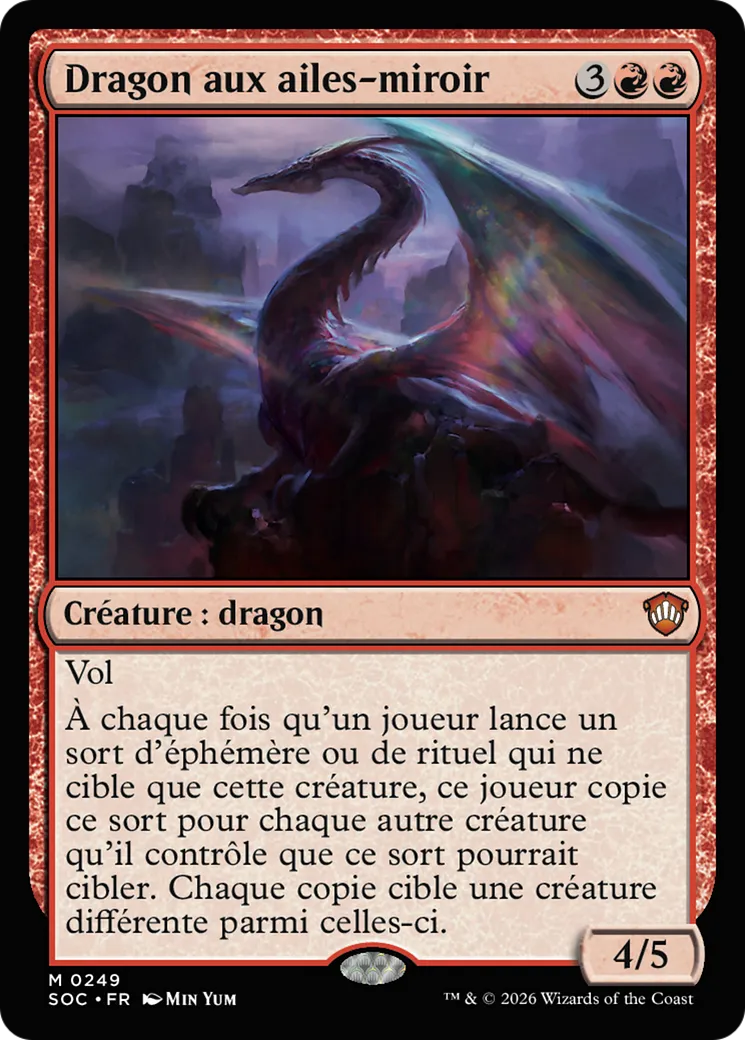 Dragon aux ailes-miroir — Secrets of Strixhaven Commander — Magic: The Gathering