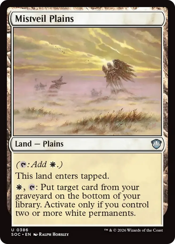Mistveil Plains — Secrets of Strixhaven Commander — Magic: The Gathering