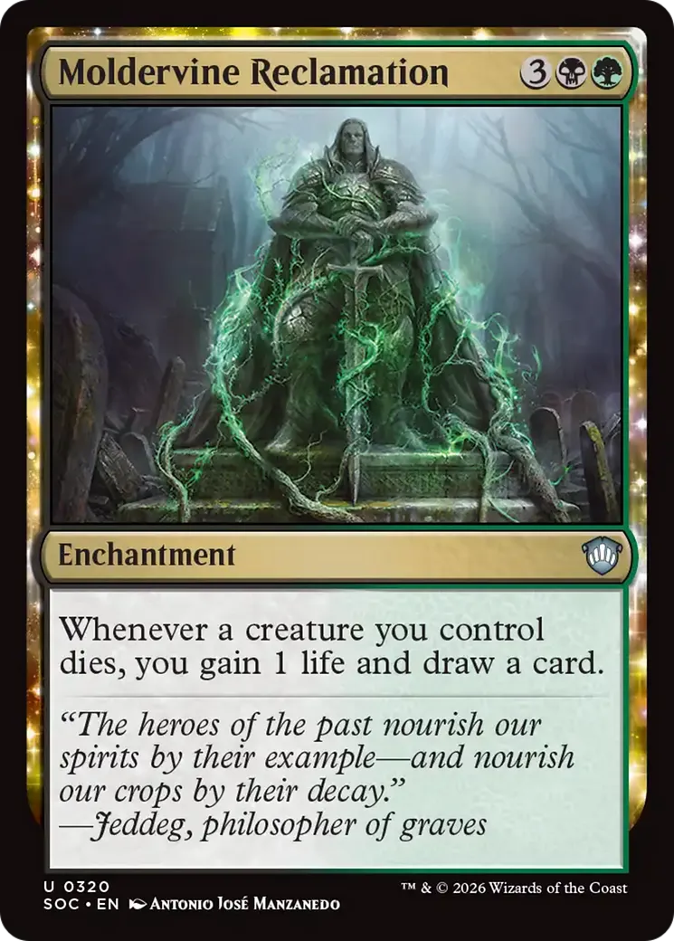 Moldervine Reclamation — Secrets of Strixhaven Commander — Magic: The Gathering