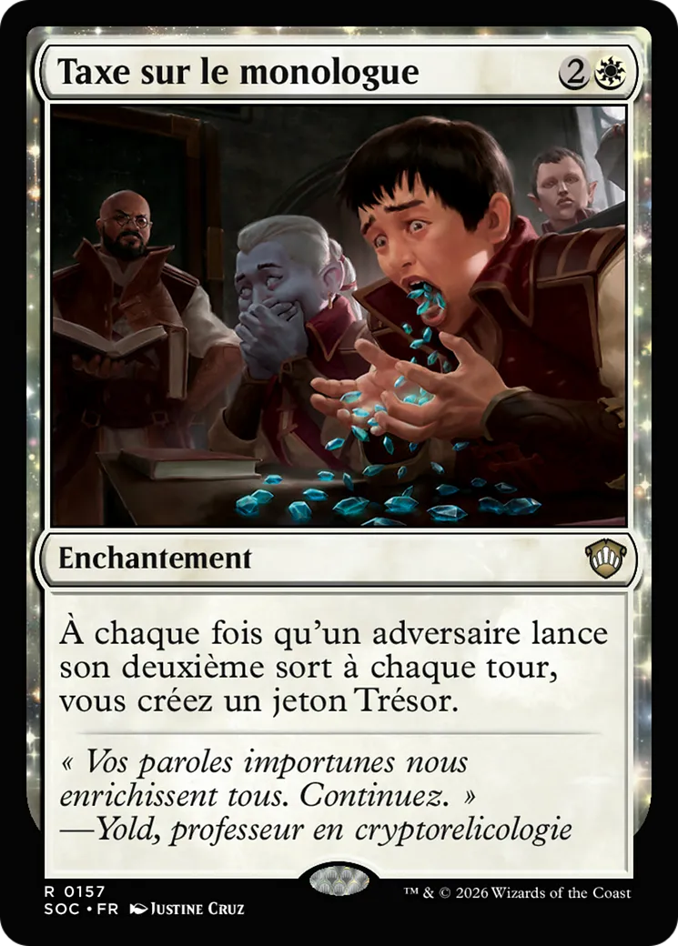 Taxe sur le monologue — Secrets of Strixhaven Commander — Magic: The Gathering