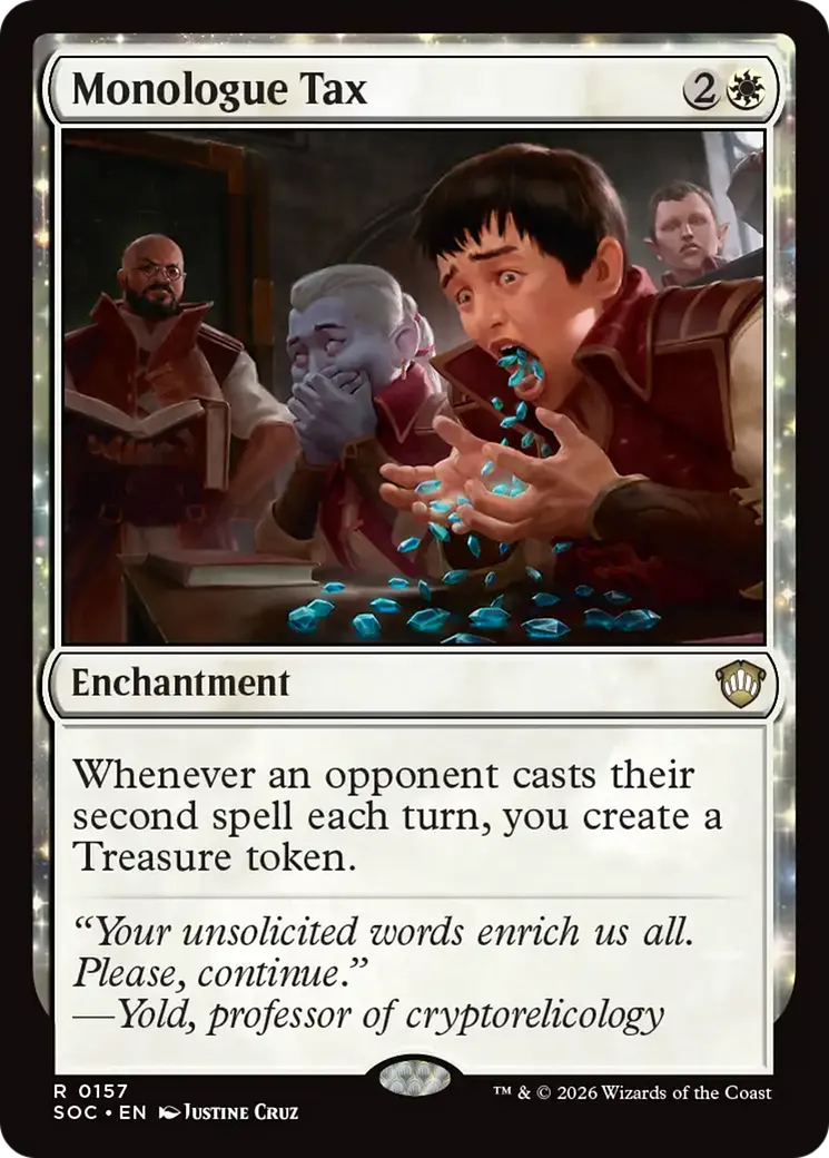 Monologue Tax — Secrets of Strixhaven Commander — Magic: The Gathering