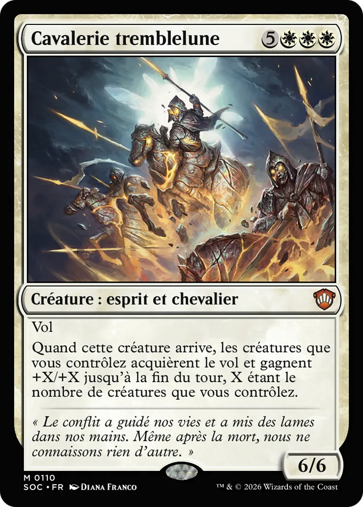 Cavalerie tremblelune — Secrets of Strixhaven Commander — Magic: The Gathering