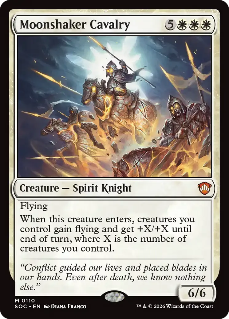 Moonshaker Cavalry — Secrets of Strixhaven Commander — Magic: The Gathering