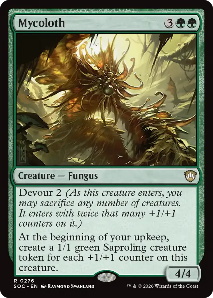 Mycoloth — Secrets of Strixhaven Commander — Magic: The Gathering