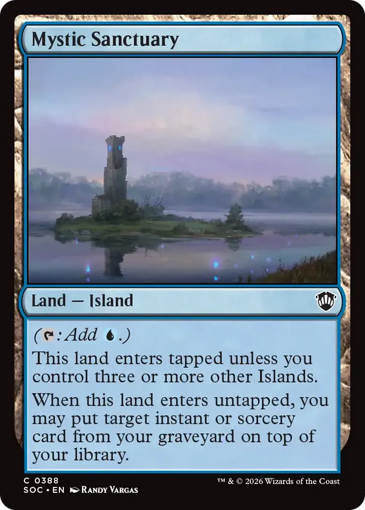 Mystic Sanctuary — Secrets of Strixhaven Commander — Magic: The Gathering