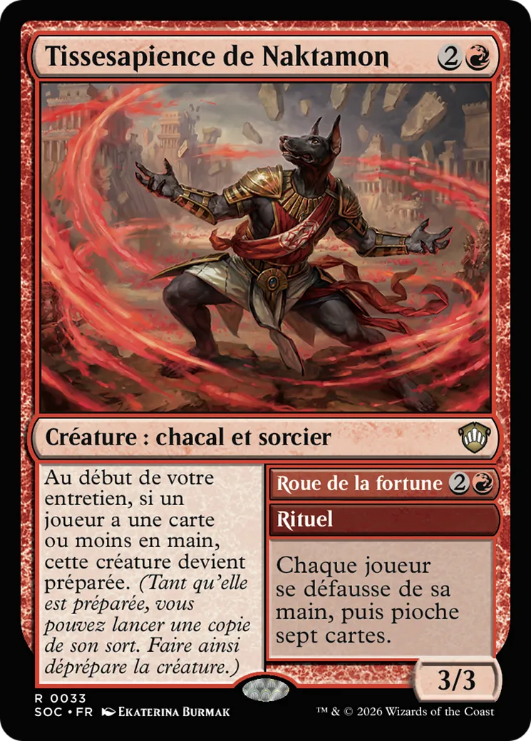Tissesapience de Naktamon // Wheel of Fortune — Secrets of Strixhaven Commander — Magic: The Gathering