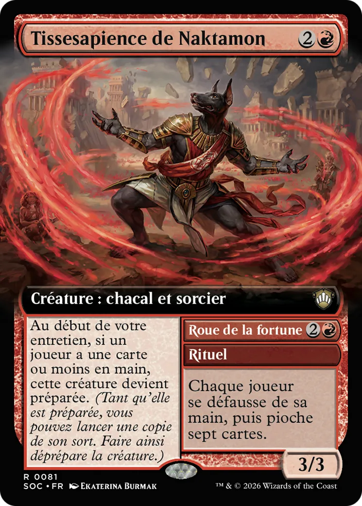 Tissesapience de Naktamon // Wheel of Fortune — Secrets of Strixhaven Commander — Magic: The Gathering