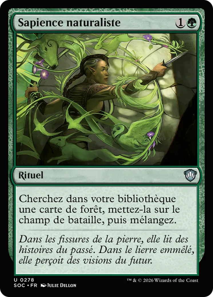 Sapience naturaliste — Secrets of Strixhaven Commander — Magic: The Gathering
