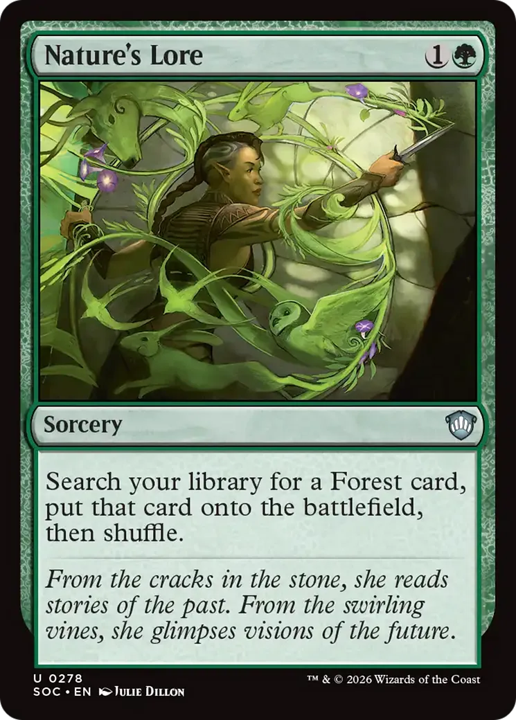 Nature's Lore — Secrets of Strixhaven Commander — Magic: The Gathering