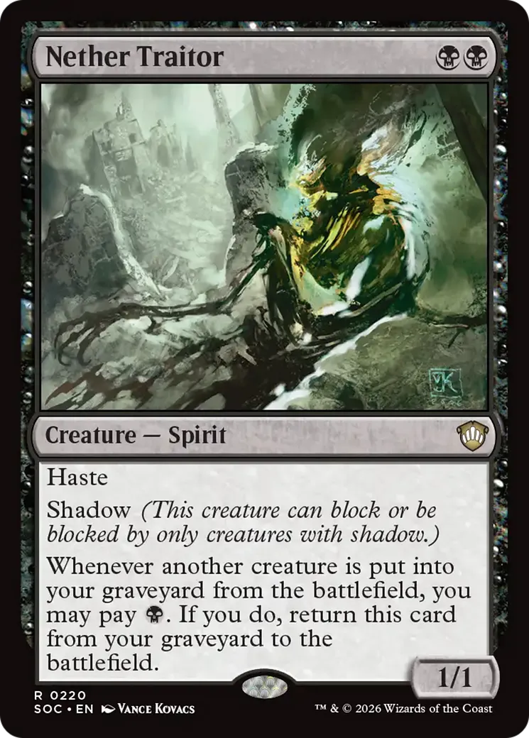 Nether Traitor — Secrets of Strixhaven Commander — Magic: The Gathering