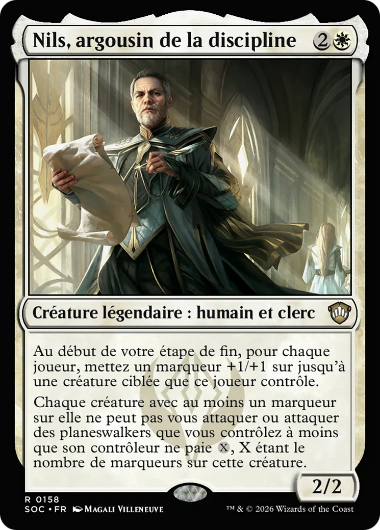 Nils, argousin de la discipline — Secrets of Strixhaven Commander — Magic: The Gathering