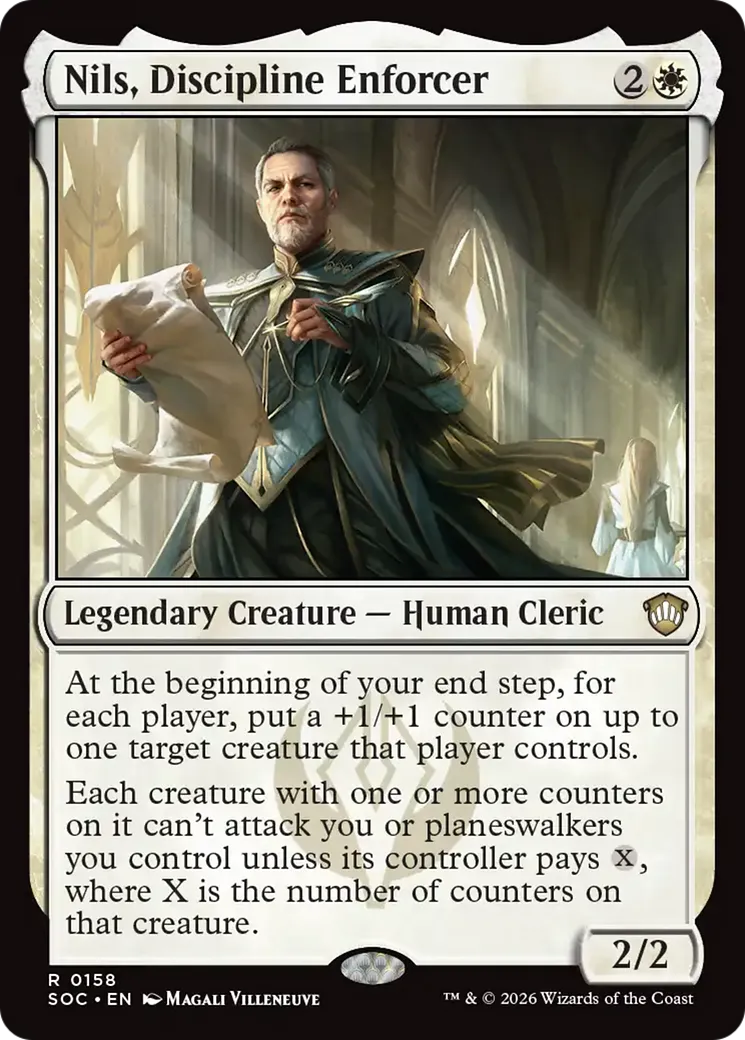 Nils, argousin de la discipline — Secrets of Strixhaven Commander — Magic: The Gathering