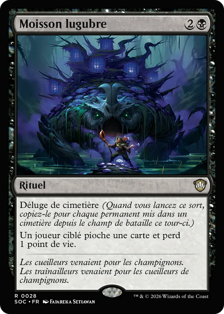 Moisson lugubre — Secrets of Strixhaven Commander — Magic: The Gathering