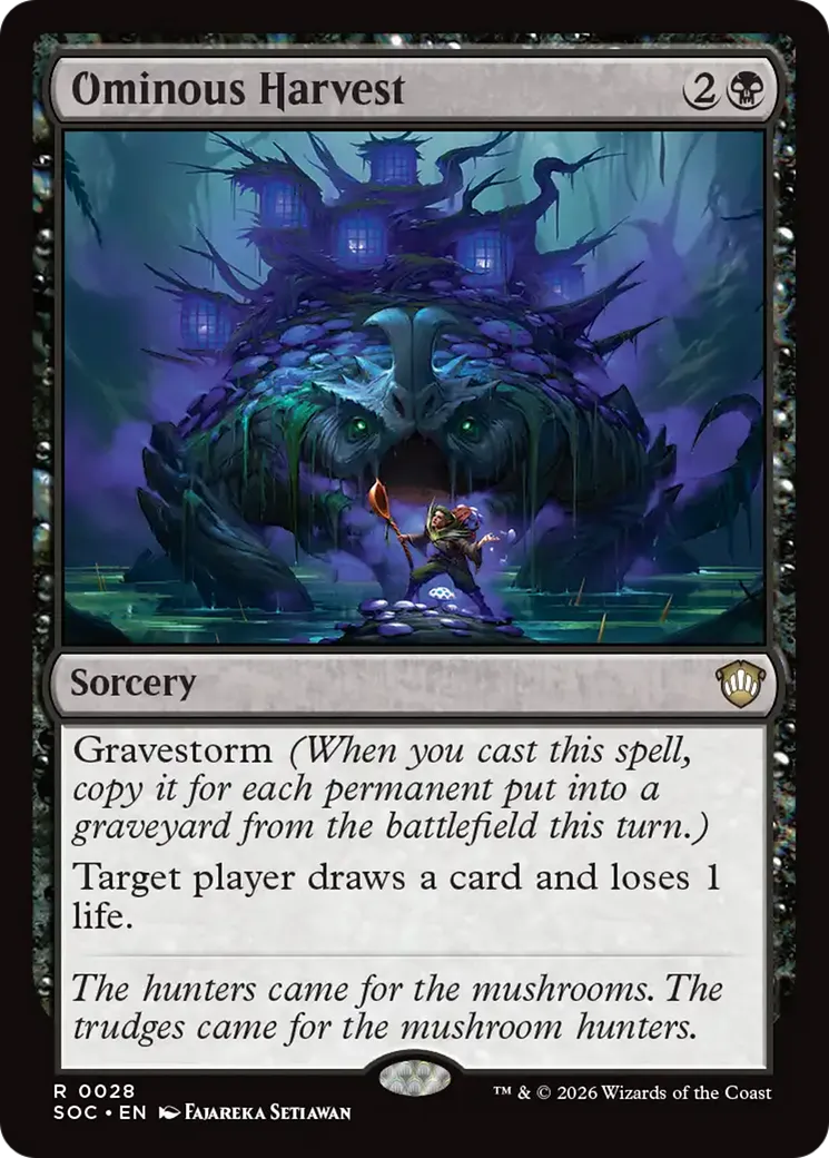 Moisson lugubre — Secrets of Strixhaven Commander — Magic: The Gathering