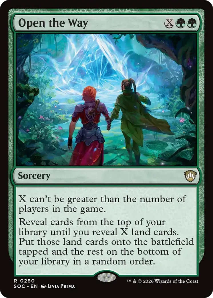Open the Way — Secrets of Strixhaven Commander — Magic: The Gathering
