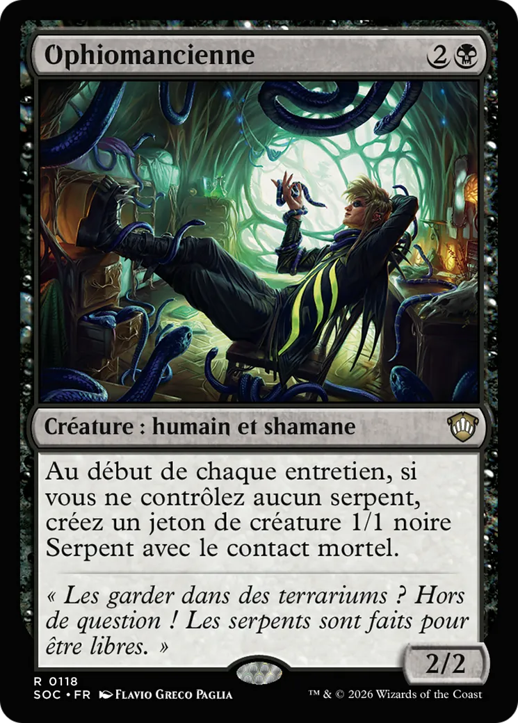 Ophiomancienne — Secrets of Strixhaven Commander — Magic: The Gathering