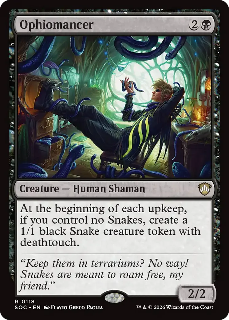 Ophiomancer — Secrets of Strixhaven Commander — Magic: The Gathering