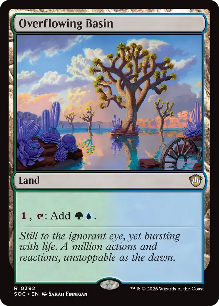 Overflowing Basin — Secrets of Strixhaven Commander — Magic: The Gathering