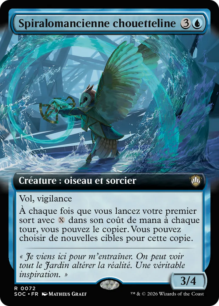 Spiralomancienne chouetteline — Secrets of Strixhaven Commander — Magic: The Gathering