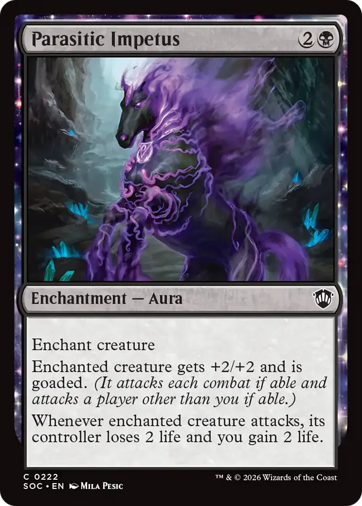 Parasitic Impetus — Secrets of Strixhaven Commander — Magic: The Gathering