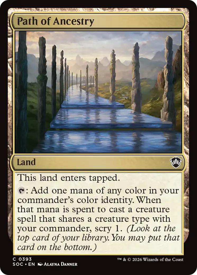 Path of Ancestry — Secrets of Strixhaven Commander — Magic: The Gathering