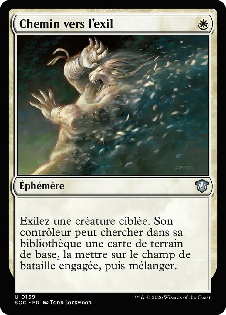 Chemin vers l'exil — Secrets of Strixhaven Commander — Magic: The Gathering