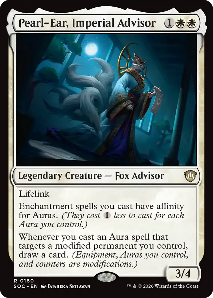 Pearl-Ear, Imperial Advisor — Secrets of Strixhaven Commander — Magic: The Gathering