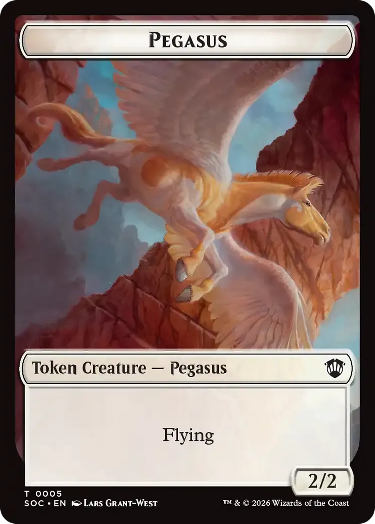 Pegasus — Secrets of Strixhaven Commander — Magic: The Gathering