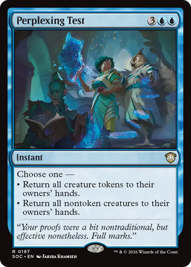 Test inconcevable — Secrets of Strixhaven Commander — Magic: The Gathering