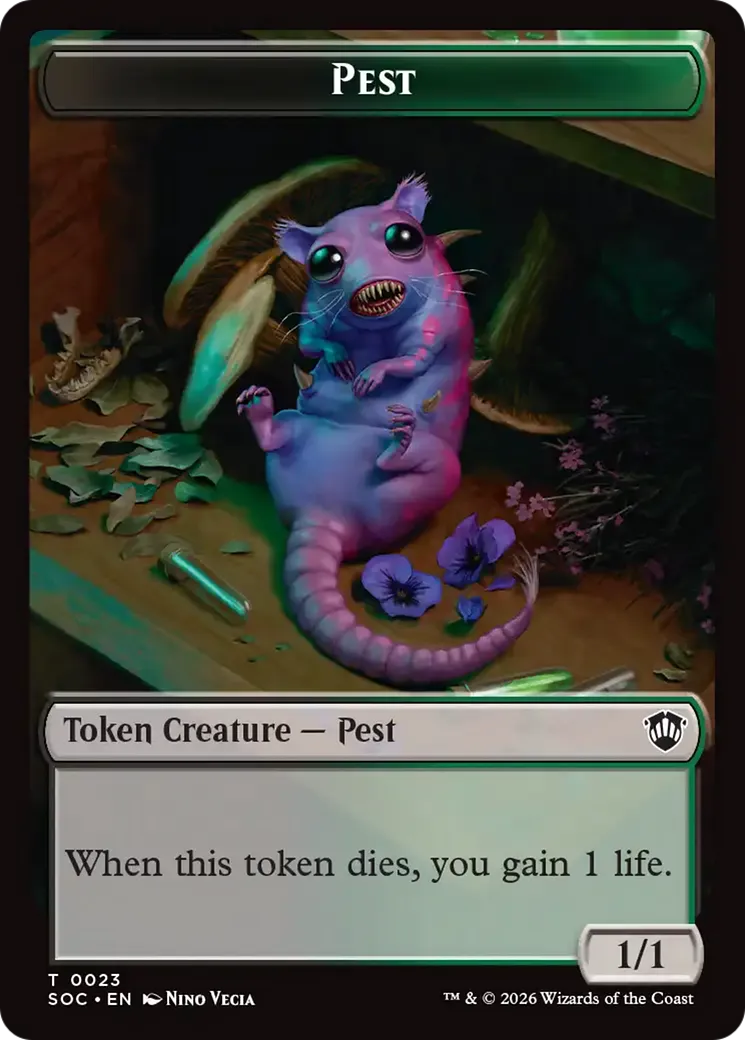Pest — Secrets of Strixhaven Commander — Magic: The Gathering