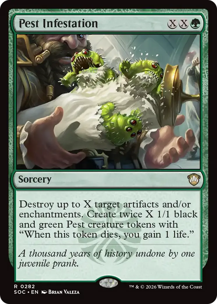 Pest Infestation — Secrets of Strixhaven Commander — Magic: The Gathering