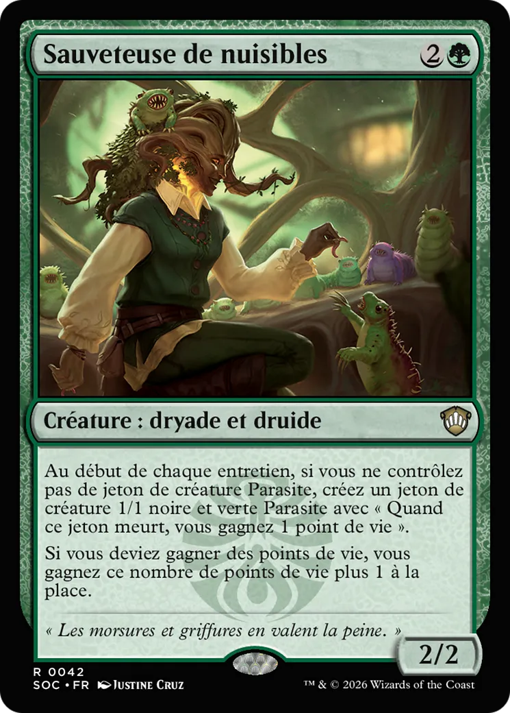 Sauveteuse de nuisibles — Secrets of Strixhaven Commander — Magic: The Gathering