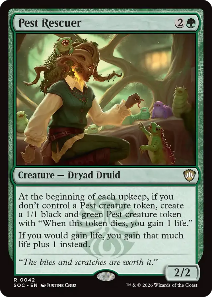 Pest Rescuer — Secrets of Strixhaven Commander — Magic: The Gathering