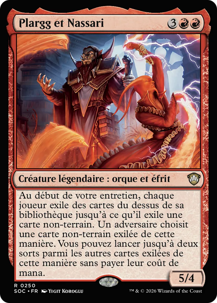Plargg et Nassari — Secrets of Strixhaven Commander — Magic: The Gathering