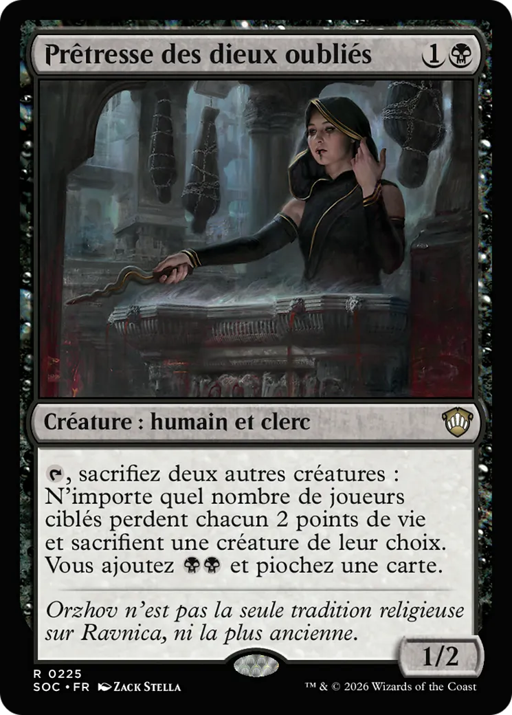 Prêtresse des dieux oubliés — Secrets of Strixhaven Commander — Magic: The Gathering