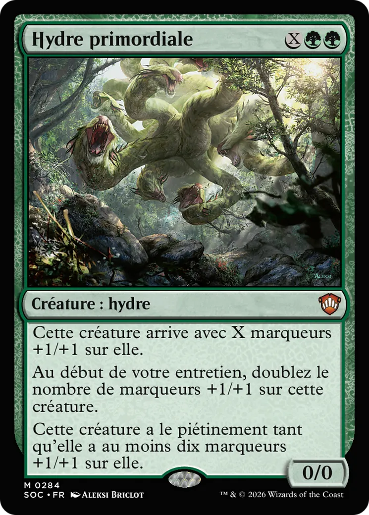 Hydre primordiale — Secrets of Strixhaven Commander — Magic: The Gathering