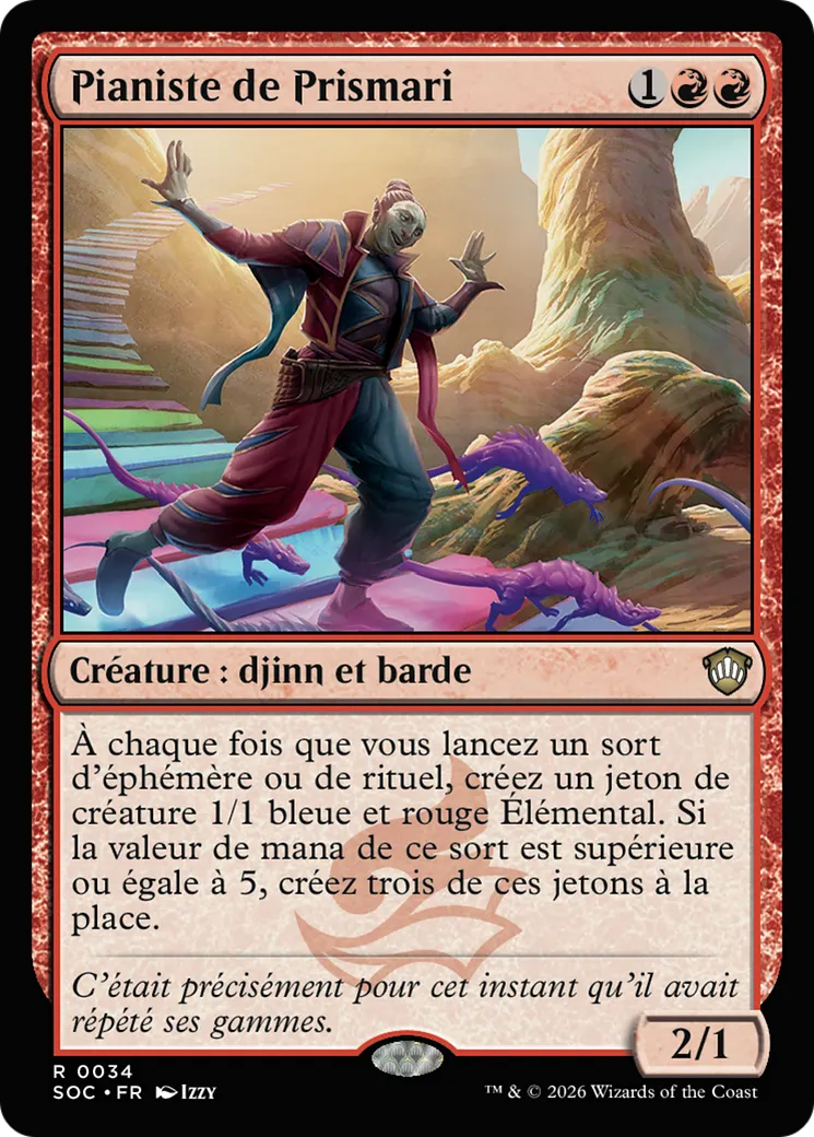 Pianiste de Prismari — Secrets of Strixhaven Commander — Magic: The Gathering