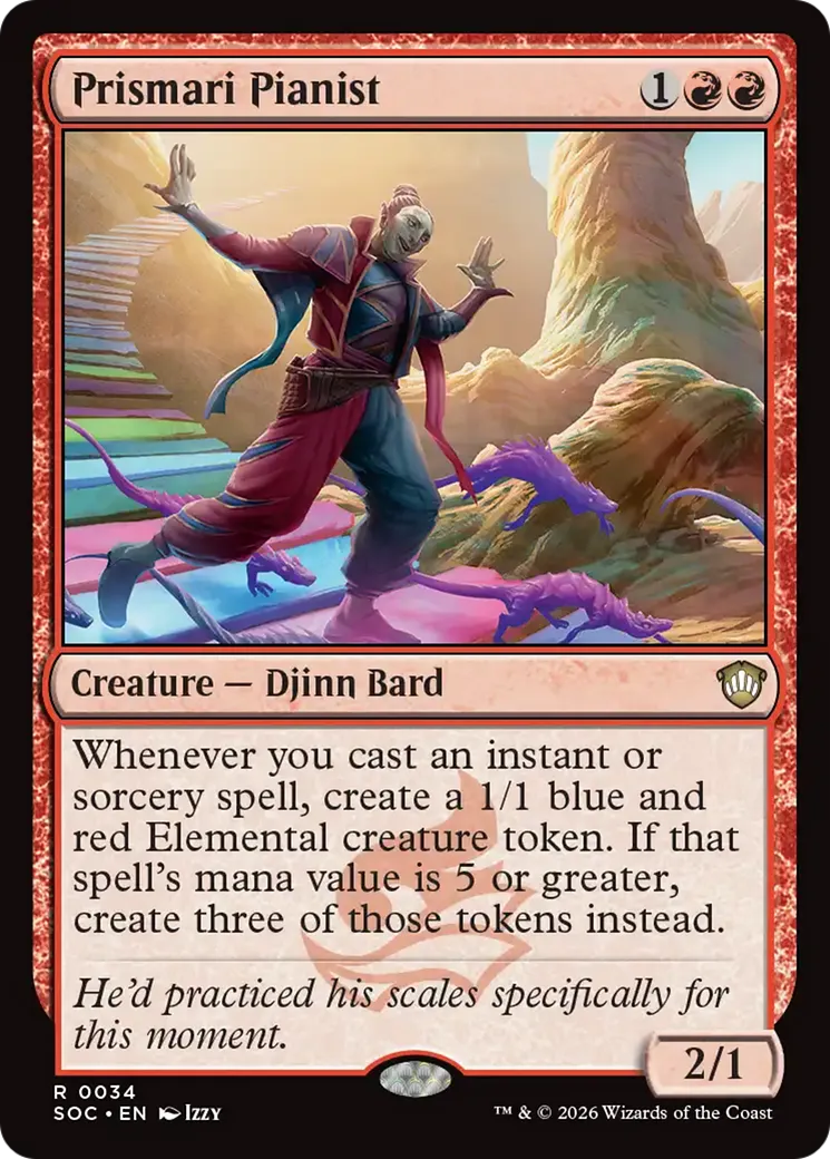 Pianiste de Prismari — Secrets of Strixhaven Commander — Magic: The Gathering