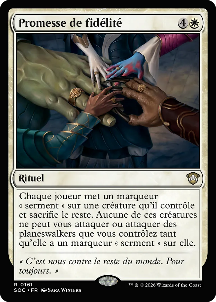 Promesse de fidélité — Secrets of Strixhaven Commander — Magic: The Gathering